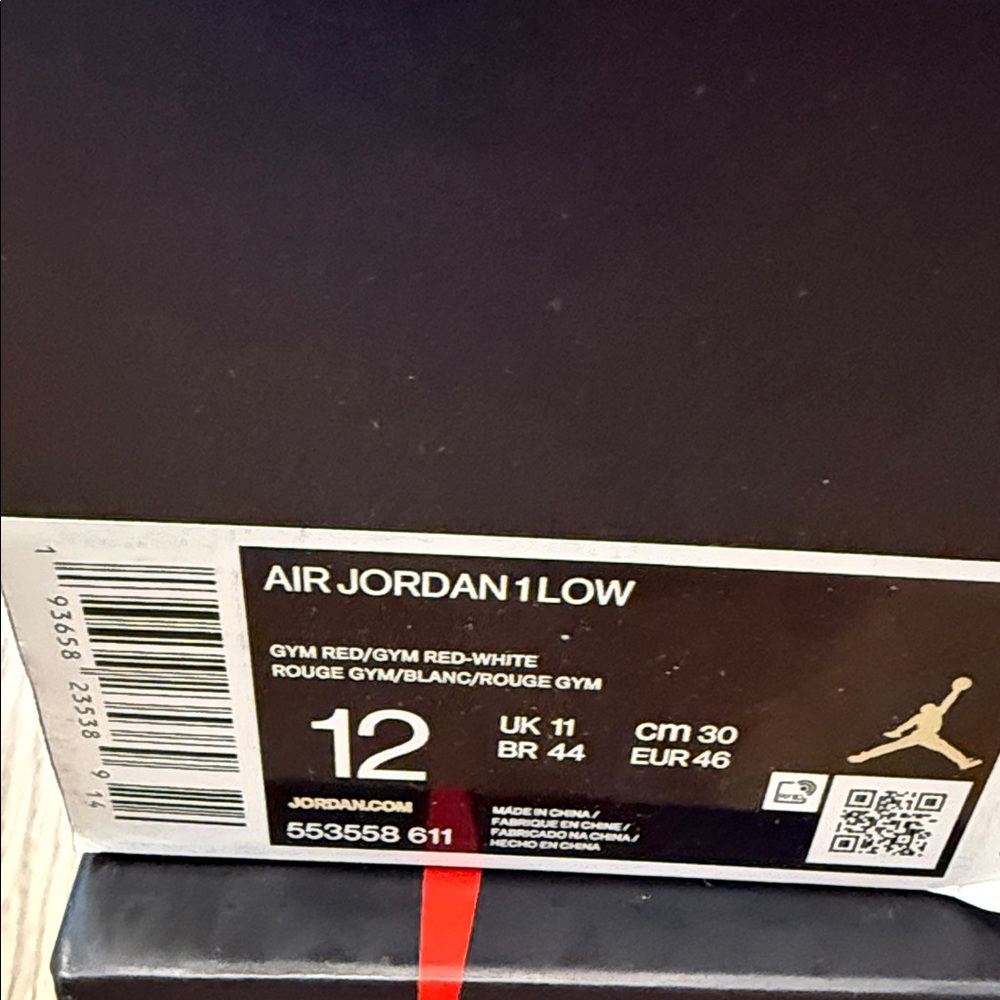 Nike Air Jordan 1 Low Gym Red/White